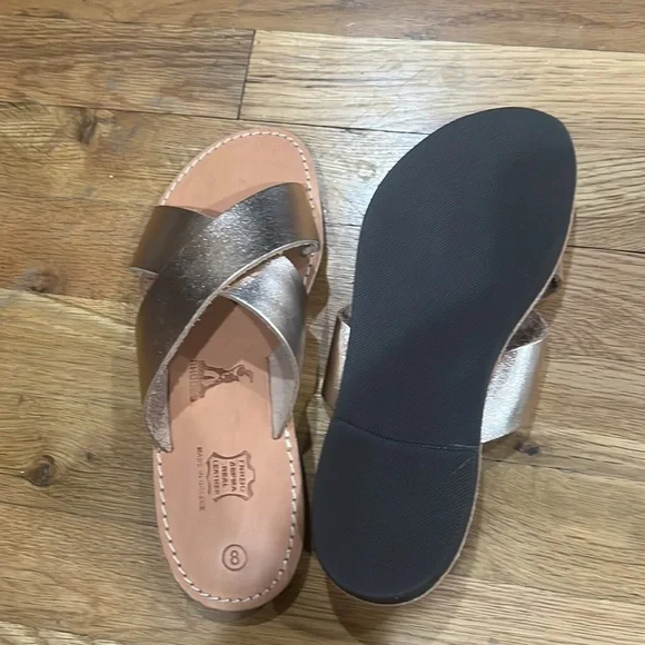 Handmade leather women’s sandals - Picture 3 of 3